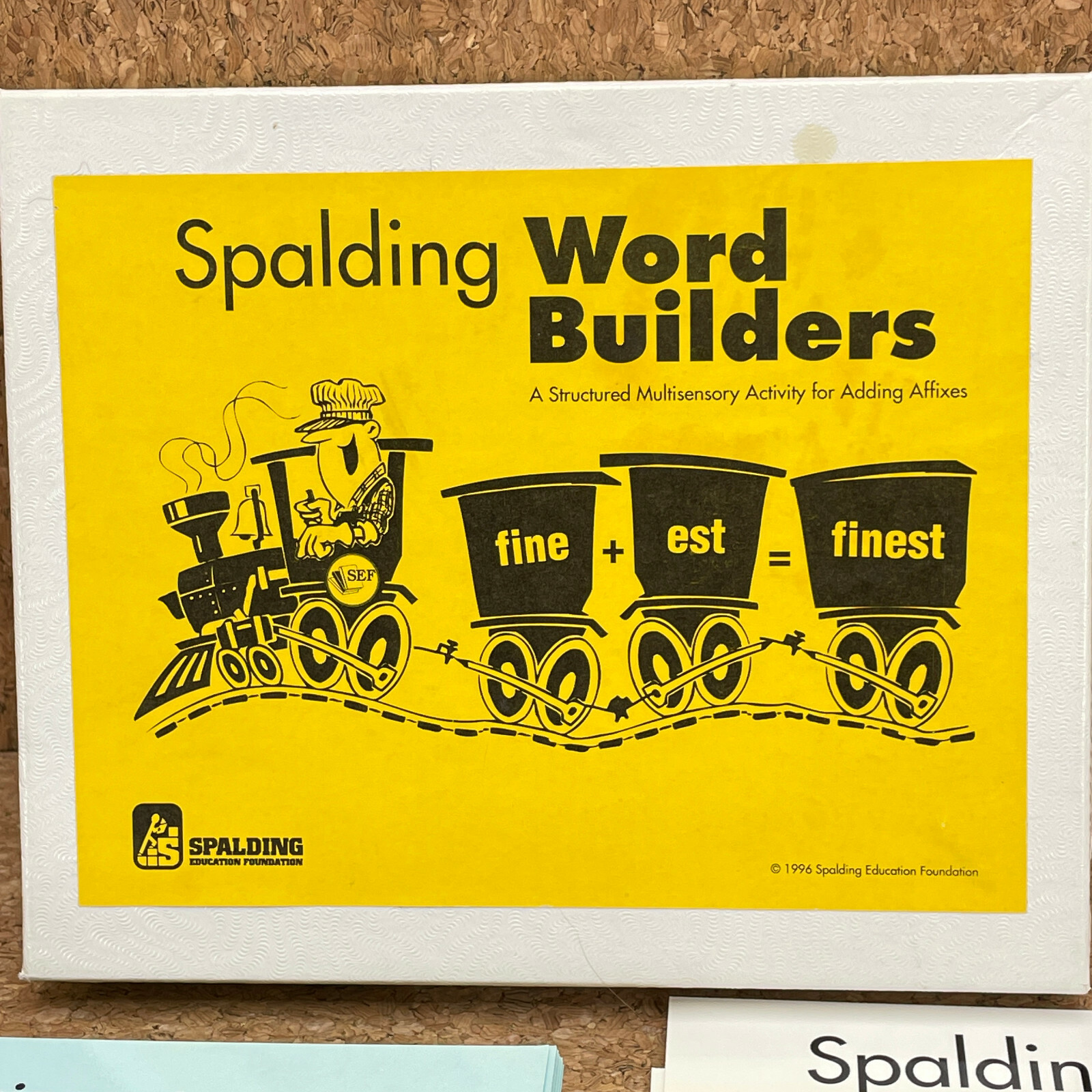 Spalding Education Word Builders Flash Cards Adding Affixes Homeschool