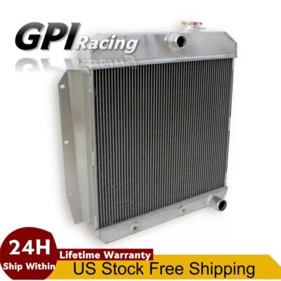 #ad 3 Row Aluminum Radiator For 1955 1959 Chevy GMC 100 150 Apache C K Truck CC5559 $144.99