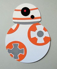 Star Wars Sphero BB-8 Robot Paper Die Cut Scrapbook Embellishment