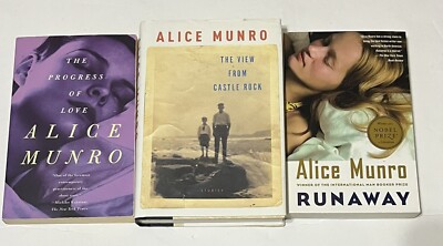 The Progress of Love Runaway View From by Alice Munro (2 Paperback, 1 Hardcover)