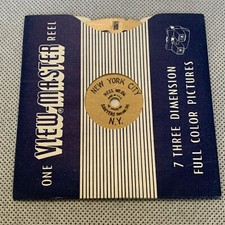 Sawyer's Vintage Single view-master Reel 156 New York City NY Buff Tan 1H