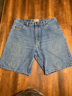 C.E. Schmidt Work Wear Denim Carpenter Shorts Men's Size 34 Medium Wash Blue