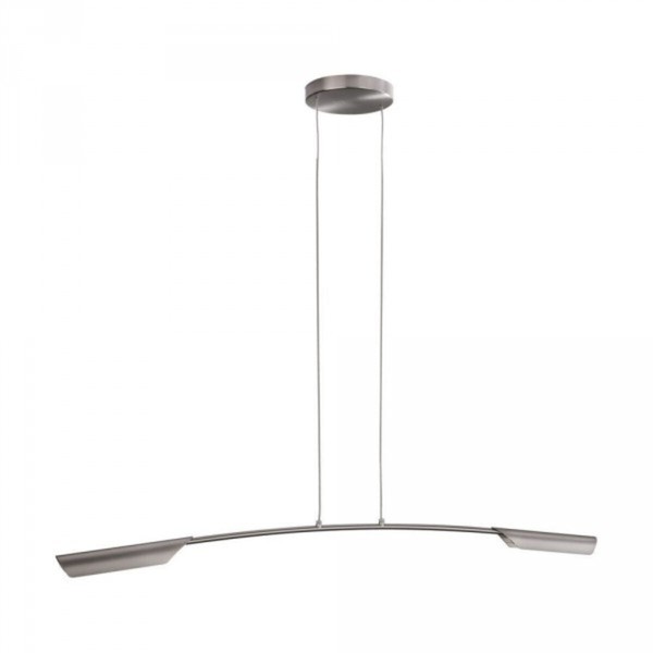 Led Pendelleuchte Foxe 2-Flg. HäNgeleuchte 2X 7,5W Powerled Dimmbar Aluminium-image