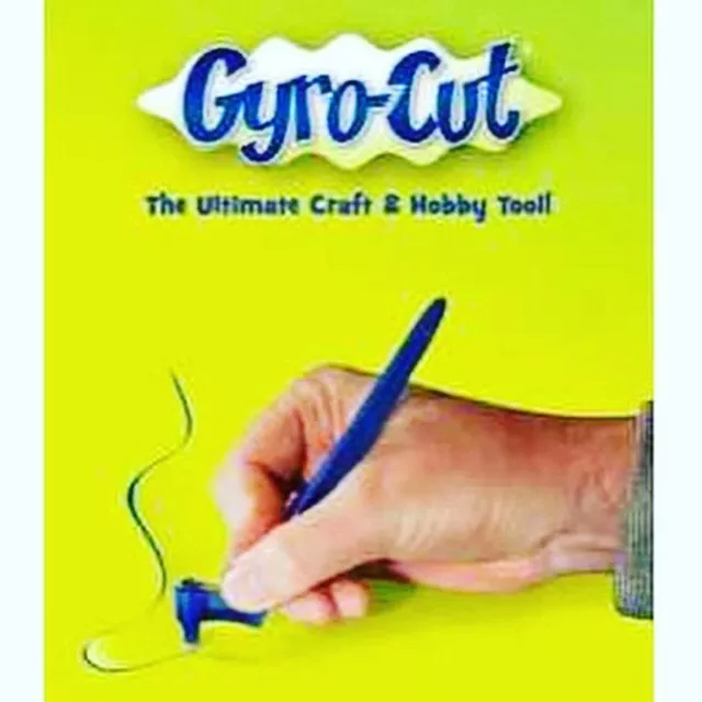 GYRO-CUT Paper-Cutting Craft & Hobby Tool Swivel Knife Vinyl Acetate  Gyrocut