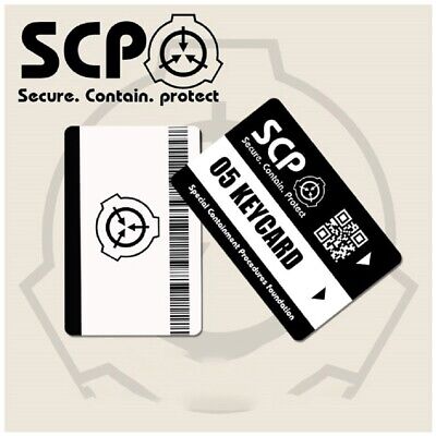 SCP Foundation Secure Access ID Cards Secret Laboratory 