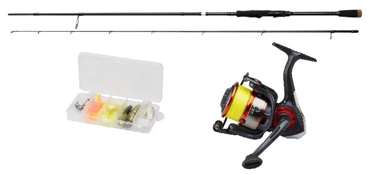 Savage Gear SG2 Allround Combo 2,21m / 12-35g Spinnrute Rolle Schnur Köder