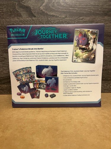 Pokemon Juego de Cartas Coleccionables Escarlata Violeta Viaje Juntos Elite Caja Entrenador ETB Nuevo Sellado - Imagen 2 de 5