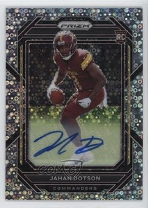 2022 Panini Prizm Rookies No Huddle Prizm Auto Jahan Dotson #312 Rookie Auto RC
