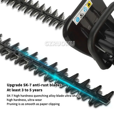 Two-Stroke Double-Blade Light Hedge Trimmer Tea Tree Trimmer Backpack Garden Thi