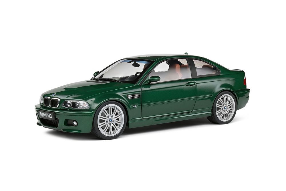 SOLIDO S1806507 1:18 BMW E46 M3 COUPЕ GREEN 2000