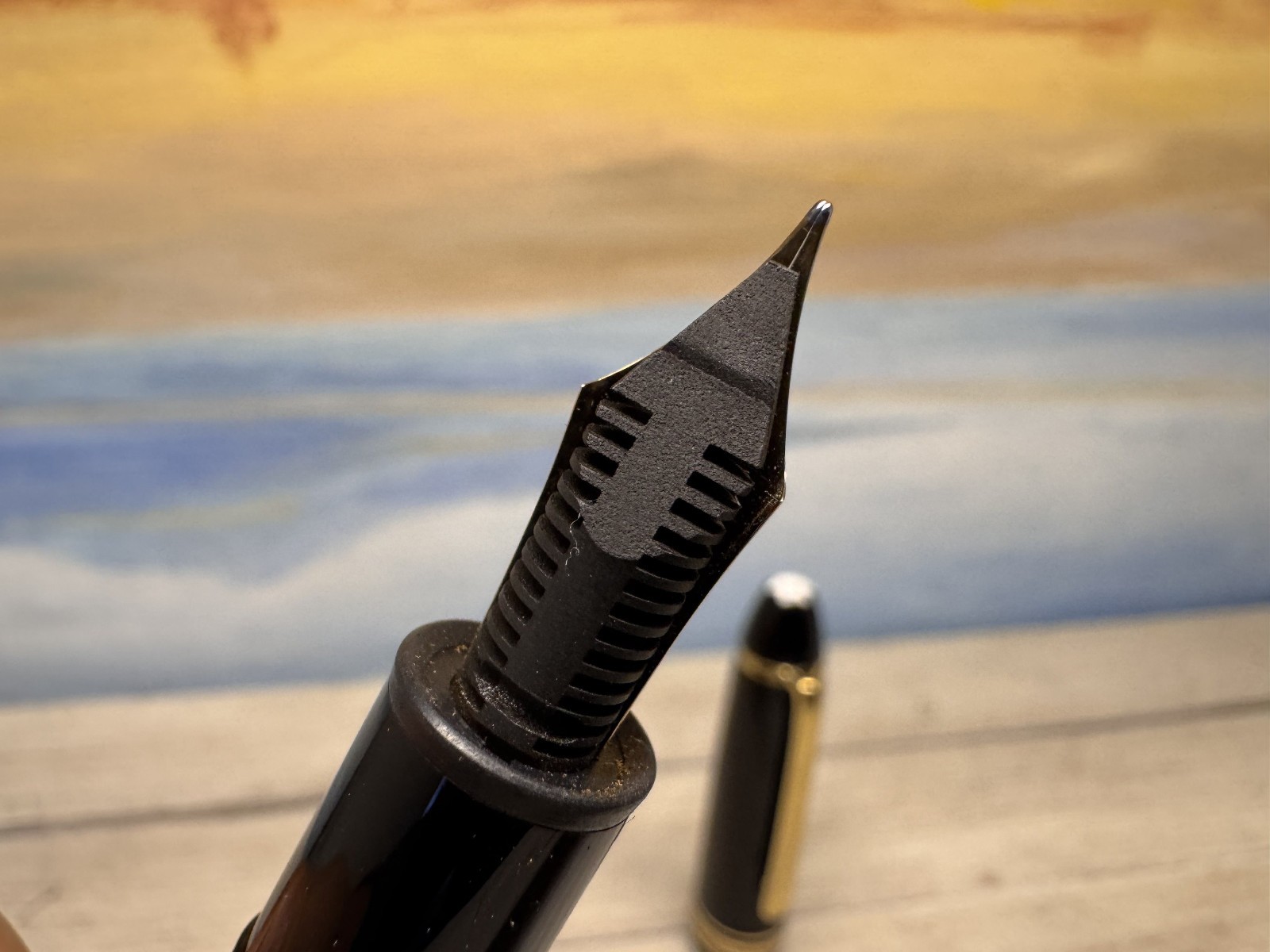 Vintage MONTBLANC Meisterstuck Black & Gold No 146 Fountain Pen