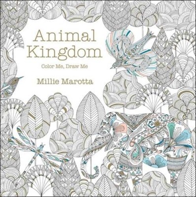 Animal Kingdom: Color Me, Draw Me (A Millie Marotta Adult Coloring Book) - GOOD