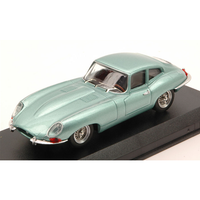 Jaguar E Coupe' 1961 Light Green Metallic 1:43 Best Model Auto Stradali -D- Neue