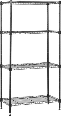 4-Shelf Steel Wire Storage Shelves for Garage, Adjustable Metal Shelving Unit, 2