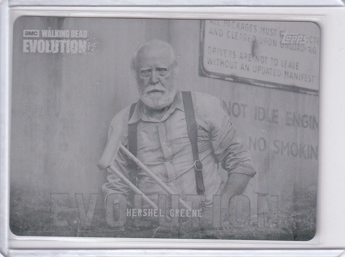 25+ The Walking Dead Collectable Trading Card Printing Plate for
