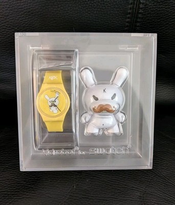 Swatch Kidrobot SKI INSTRUCTOR GJ130 mit Dunny by Frank Kozik