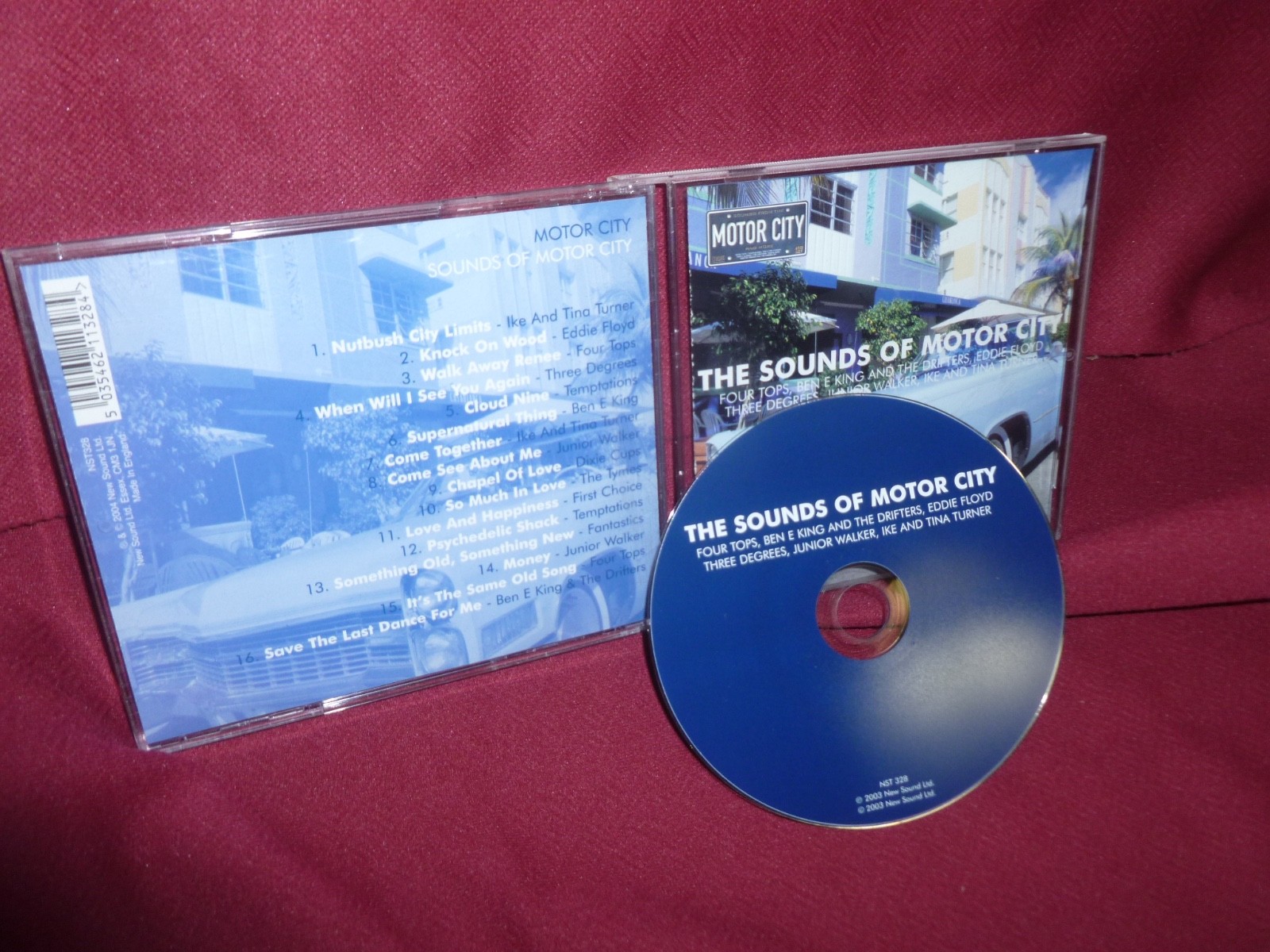 The Sounds Of Motor City Four Tops , Drifters, Jr. Walker +  CD