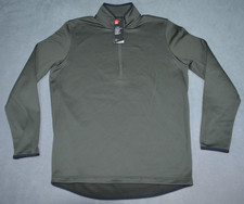 NWT Under Armour ColdGear 1/2 Zip Loose Fleece Pullover 1357145 Men's M Green
