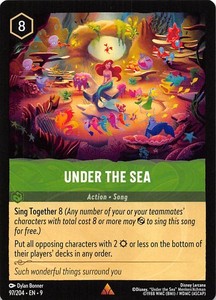 Under the Sea 97/204 Fabled Disney Lorcana 020081