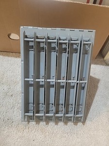 8.25" Catalog Rack 6 slot extension 1" 3 Ring Holders Master Products Steel 2