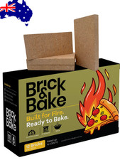 12 Thermal Insulation Bricks for Wood Fired Oven, Stove Firebricks 200x100x25mm