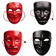 Adults Full Face Cover Party Opera Mask 1Pcs Headwear Halloween Masquerade Mask