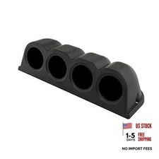 Universal Black Quad Dashboard Gauge Pod Holder