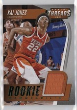 2021-22 Chronicles Draft Picks Threads Rookie Memorabilia Green Kai Jones 0g13