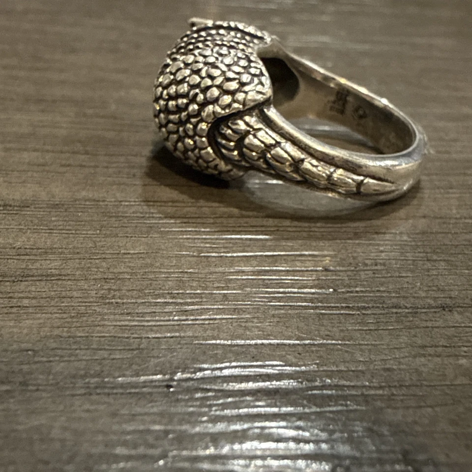 James Avery Rare Retired Armadillo 925 Sterling Silver Ring . Sz 4.5 - Image 3 of 4
