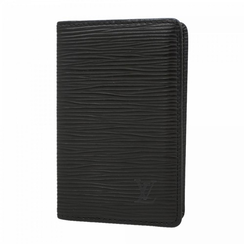 Louis Vuitton Epi Card Case Noire Men’s Women’s Business Card Holder