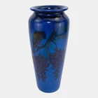 Rookwood 1924 Art Deco Pottery Birds On Wisteria Branch Blue Vase 2790 Hurley