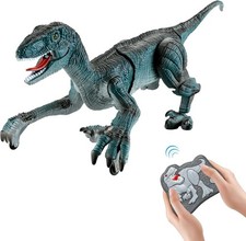 RC Dinosaur Toy, Roaring, Walking Forward Only , Tyrannosaurus Rex, Gray