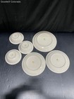Thomson Pottery White Yellow Sunflower Pattern Dinner Plate Salad Plate — photo 3