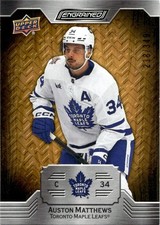 2023-24 Upper Deck Engrained Oak Auston Matthews /349 Toronto Maple Leafs #62