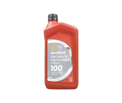 AeroShell Oil 100 SAE Grade 50 Straight Mineral Aircraft Oil - 6 Quart/Case