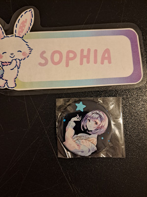Ena Shinonome CD Bonus Badge Nightcord at 25:00 Project Sekai Colorful Stage