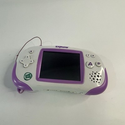 その他 LEAP LeapFrog LEAPSTER EXPLORER PURPLE HANDHELD SYSTEM - DEAD BATTERY