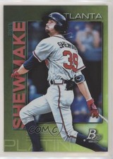 2020 Bowman Platinum Wal-Mart Top Prospects Chartreuse Braden Shewmake 0ne3