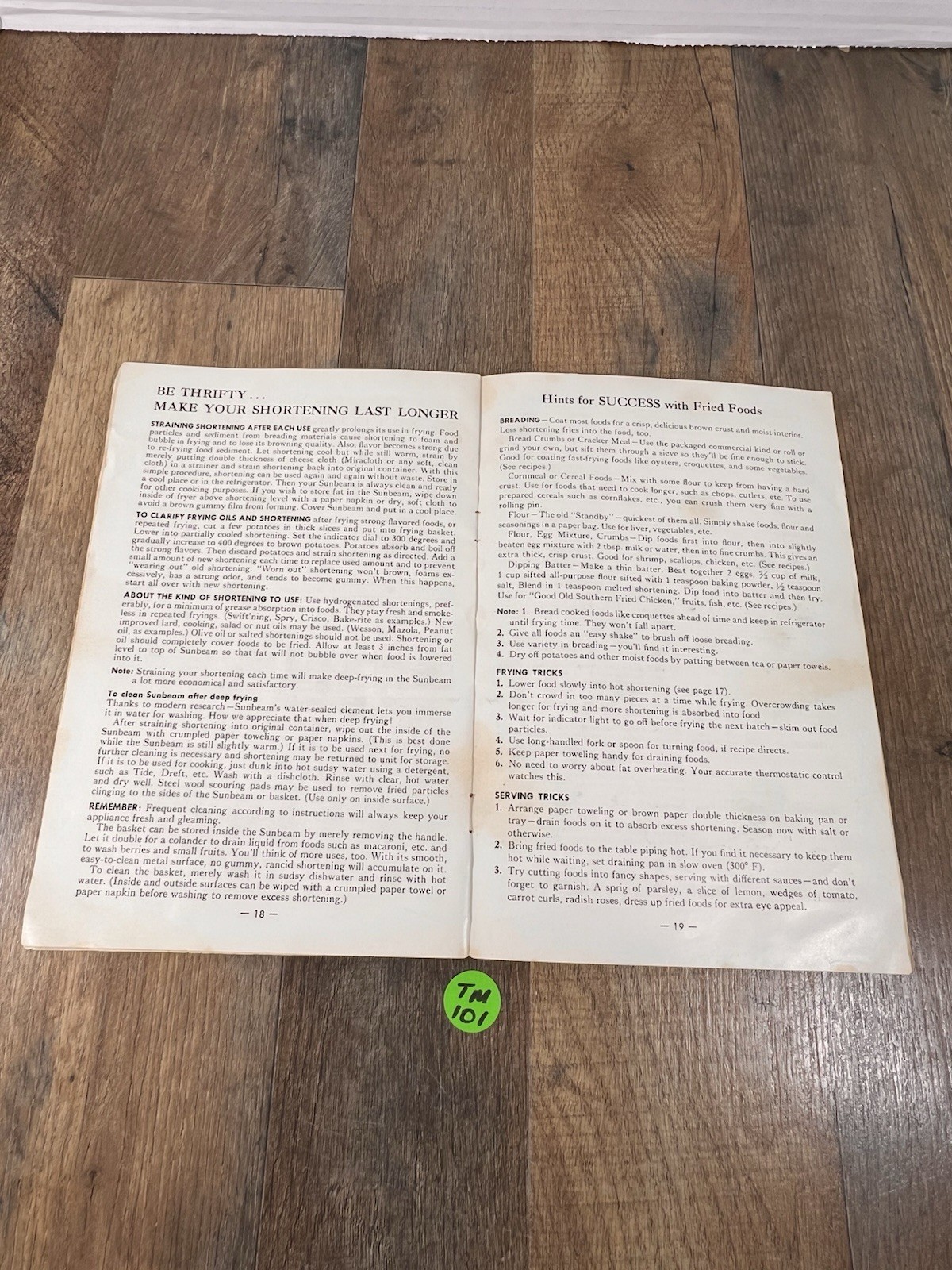 Vintage Mirror Matic, Sunbeam & Other Kitchen Accessories Books Lot Of 6 #TM101