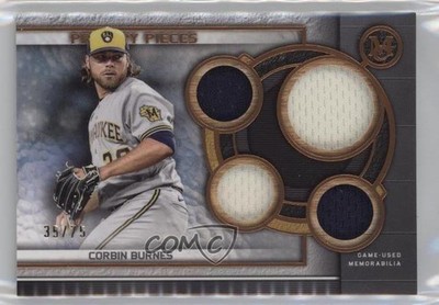 2023 Topps Museum Collection Copper 35/75 Corbin Burnes #SPPPQR-CB 7ov