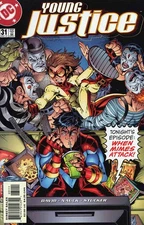Young Justice #31 VF/NM; DC | Peter David Silent Issue Mimes - w/Bag+Board