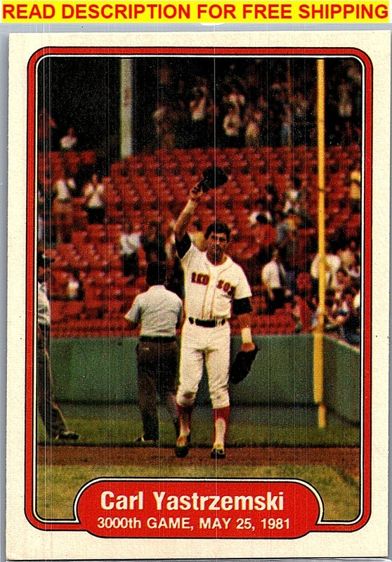 📢FreeShip=Read Info📢Carl Yastrzemski 1982 Fleer