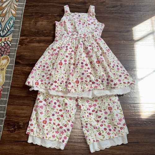 Onekid Chasing Fireflies 6 Cream Rose Pantaloon Petticoat Set Tunic Bloomers - Picture 3 of 21