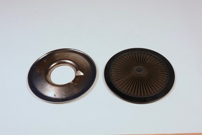 K&N X-Stream Top Filter: High Performance Engine Filter,  Round,with chrome base