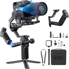 Feiyu SCORP 3 Kit 3-Axis Gimbal Stabilizer w/ AI Tracking & Detachable Handle