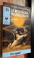 librogame  La Montagna Insanguinata n.26  Lupo Solitario  1°edizione  1997