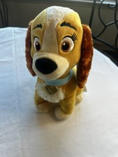 Disney Lady  The Tramp " Lady " Plush Stuffed Animal Dog Puppy Toy 11" EUC