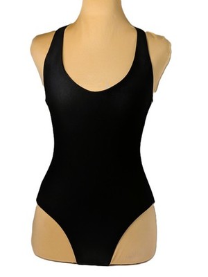 Wilo the Label - Black Adj. T-Cross Back One Piece Swimsuit Size XS NEW w/ Tags!