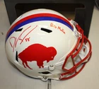 BUFFALO BILLS DAWSON KNOX #88 SIGNED RIDDELL F/S Speed RETRO REPLICA HELMET BAS