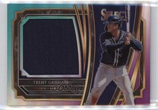 2020 Panini Select Rookie Jumbo Swatches Tri-Color Prizm 18/99 Trent Grisham b8r